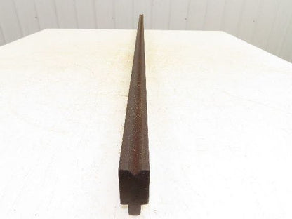 Press Brake Die 60" Long 90° V 7/16" W 1/4" Deep 1-3/4" H 1-1/16" Wide 1/2" Tang
