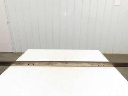 Press Brake Die 60" Long 90° V 7/16" W 1/4" Deep 1-3/4" H 1-1/16" Wide 1/2" Tang