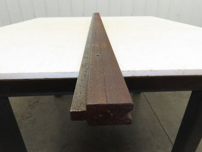 Press Brake Die 60" Long 90° V 7/16" W 1/4" Deep 1-3/4" H 1-1/16" Wide 1/2" Tang