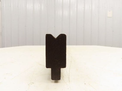 Press Brake Die 60" Long 90° V 7/16" W 1/4" Deep 1-3/4" H 1-1/16" Wide 1/2" Tang
