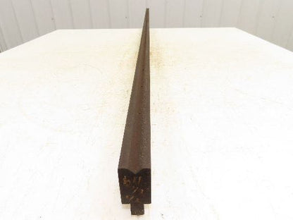 Press Brake Die 84-1/2" Long 90° V 1/2" W 1/4" D 1-3/4" H 1/2" Tang