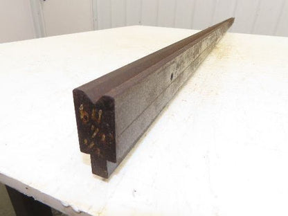 Press Brake Die 84-1/2" Long 90° V 1/2" W 1/4" D 1-3/4" H 1/2" Tang