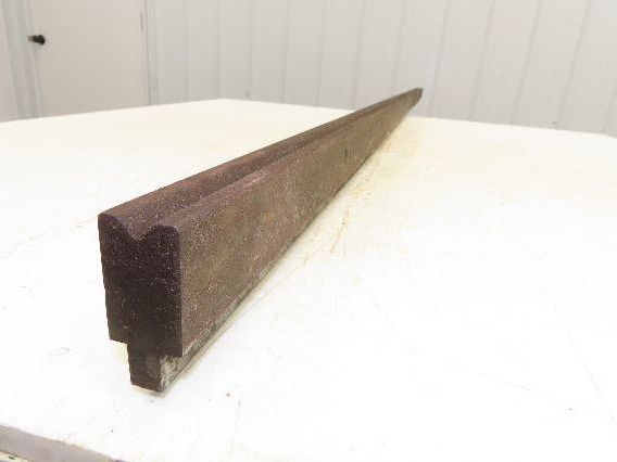 Press Brake Die 84-1/2" Long 90° V 1/2" W 1/4" D 1-3/4" H 1/2" Tang