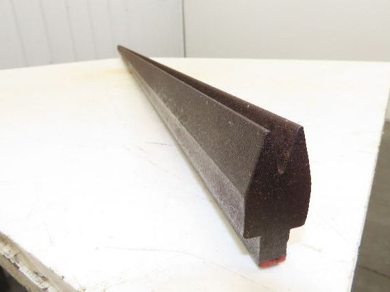 Press Brake Die 96-11/16" Long 30° Acute V 3/8" W 11/16" D 1-11/16" H