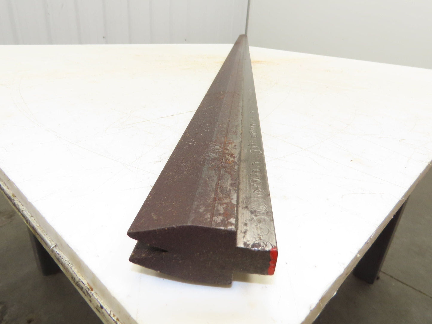 Press Brake Die 96-11/16" Long 30° Acute V 3/8" W 11/16" D 1-11/16" H