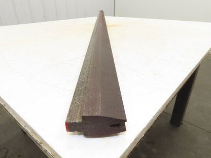 Press Brake Die 96-11/16" Long 30° Acute V 3/8" W 11/16" D 1-11/16" H