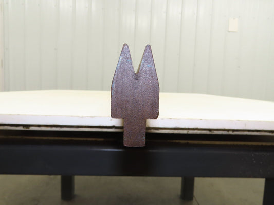 Press Brake Die 96-11/16" Long 30° Acute V 3/8" W 11/16" D 1-11/16" H