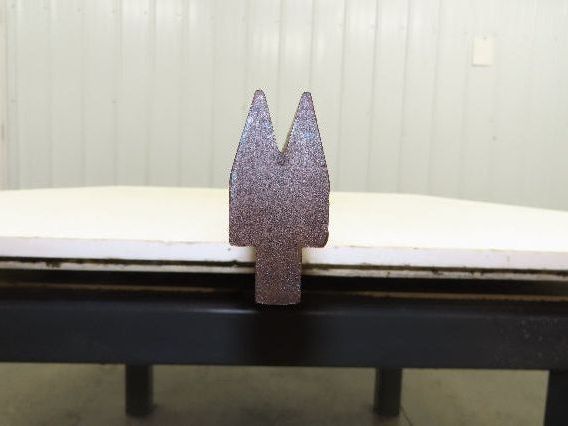 Press Brake Die 96-11/16" Long 30° Acute V 3/8" W 11/16" D 1-11/16" H