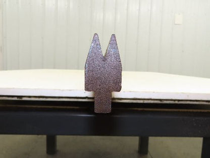 Press Brake Die 96-11/16" Long 30° Acute V 3/8" W 11/16" D 1-11/16" H