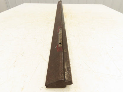 Press Brake Die 51" Long 30° Acute V 5/32" W 1/4" Deep 1-3/4" H