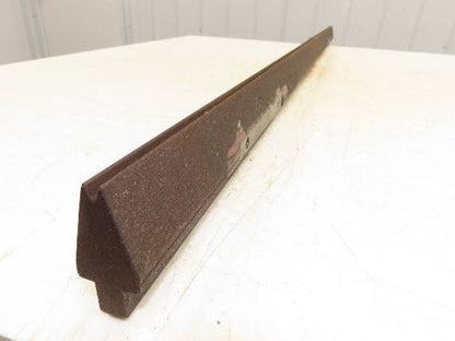 Press Brake Die 51" Long 30° Acute V 5/32" W 1/4" Deep 1-3/4" H