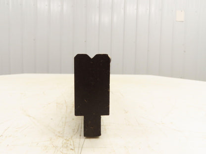 Press Brake Die 43-1/4" Long 90° V 3/16" W 1/8" Deep 1-3/4" H 1/2" Tang