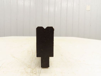 Press Brake Die 43-1/4" Long 90° V 3/16" W 1/8" Deep 1-3/4" H 1/2" Tang