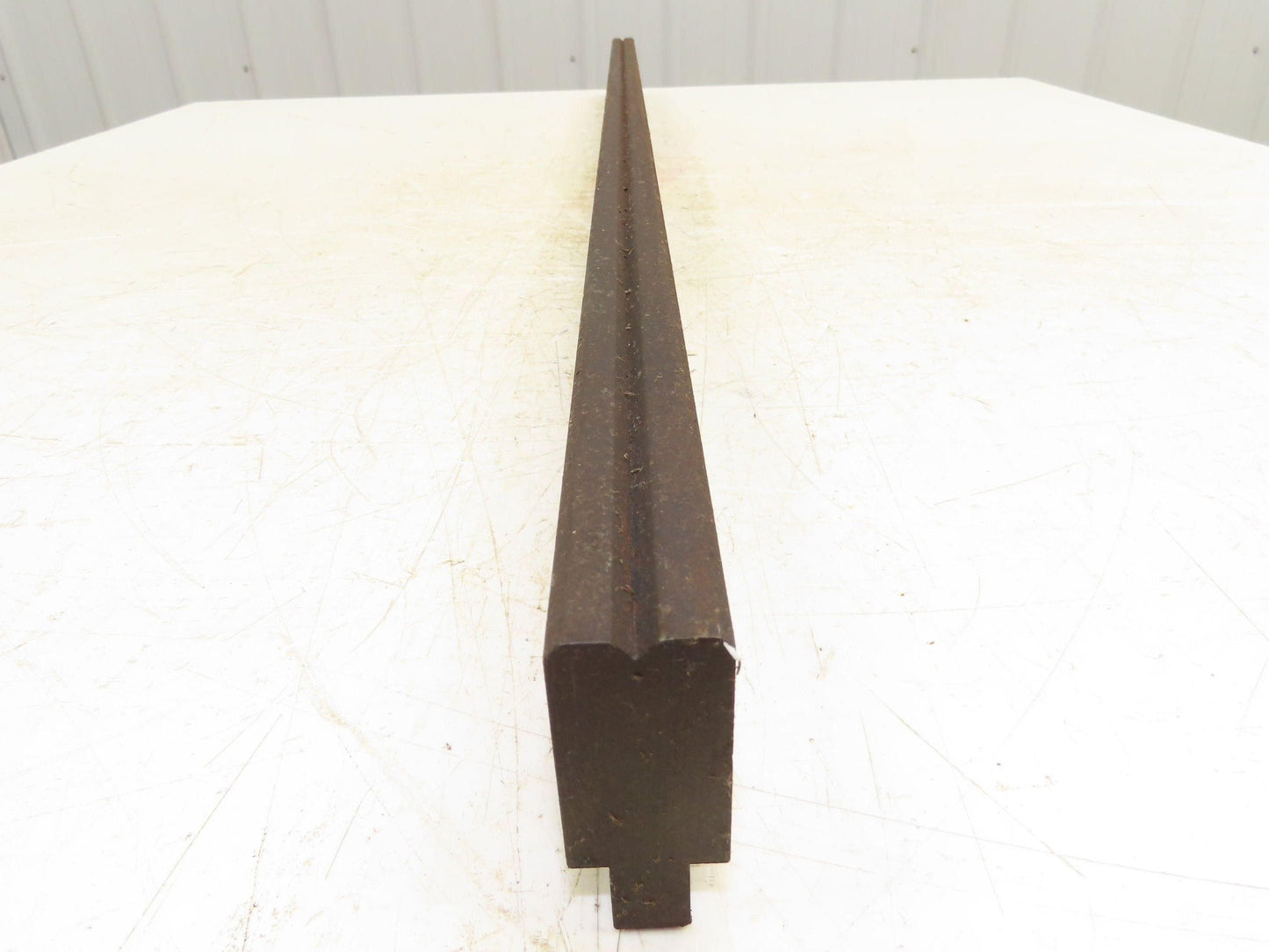 Press Brake Die 43-1/4" Long 90° V 3/16" W 1/8" Deep 1-3/4" H 1/2" Tang