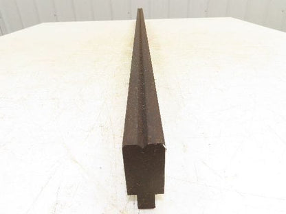 Press Brake Die 43-1/4" Long 90° V 3/16" W 1/8" Deep 1-3/4" H 1/2" Tang