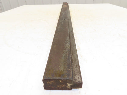 Press Brake Die 43-1/4" Long 90° V 3/16" W 1/8" Deep 1-3/4" H 1/2" Tang