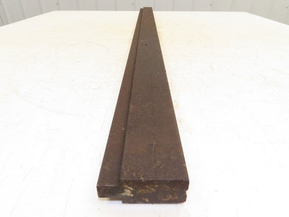 Press Brake Die 43-1/4" Long 90° V 3/16" W 1/8" Deep 1-3/4" H 1/2" Tang