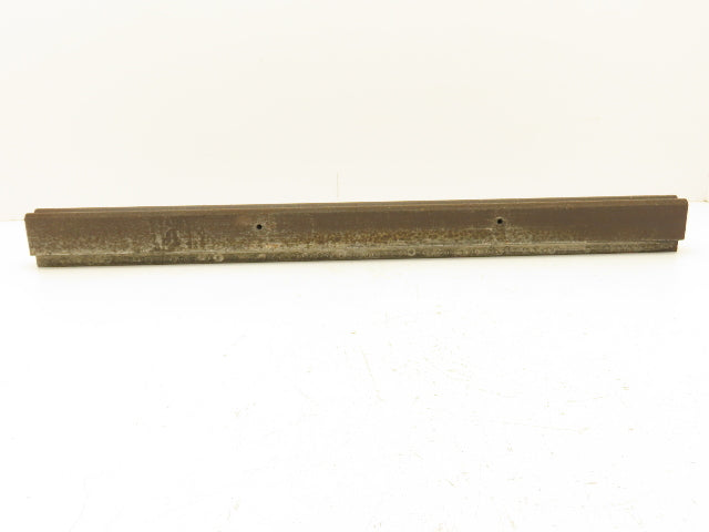 Press Brake Die 27-1/2" Long 90° V 5/8" W 5/16" D 1-3/4" H 1-1/2" Wide 1/2" Tang