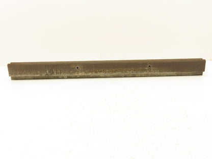 Press Brake Die 27-1/2" Long 90° V 5/8" W 5/16" D 1-3/4" H 1-1/2" Wide 1/2" Tang
