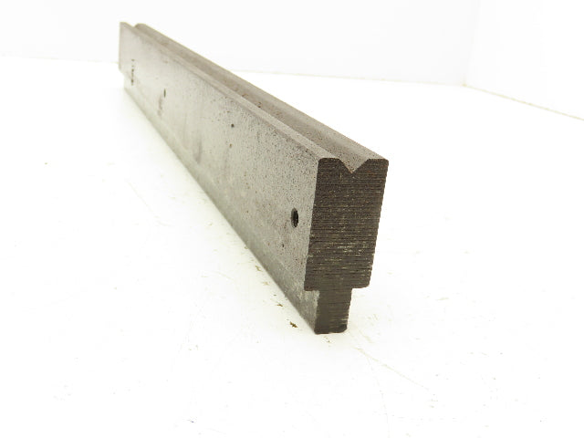 Press Brake Die 20" Long 90° V 5/16" W 3/16" D 1-13/16" H 1/2" Tang