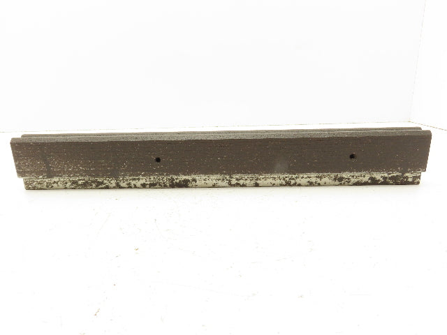 Press Brake Die 17" Long 90° V 1/2" W 1/4" D 1-3/4" H 1/2" Tang