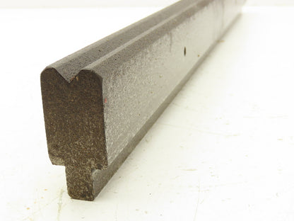 Press Brake Die 24" Long 90° V 1/2" W 3/16" D 1-3/4" H 1/2" Tang