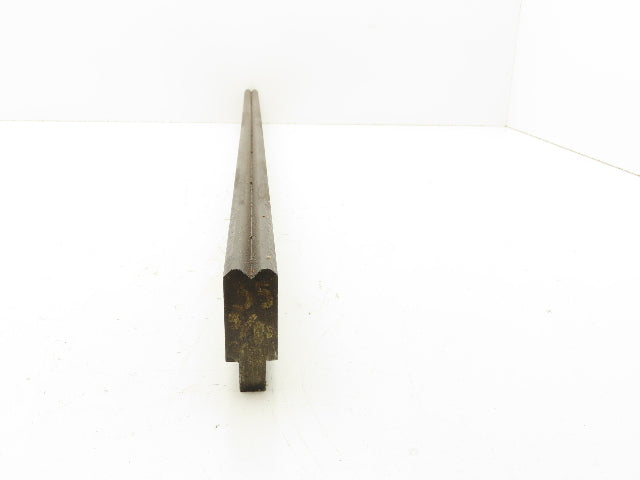 Press Brake Die 35-3/4" Long 90° V 11/32" W 3/16" D 1-7/8" H 1/2" Tang