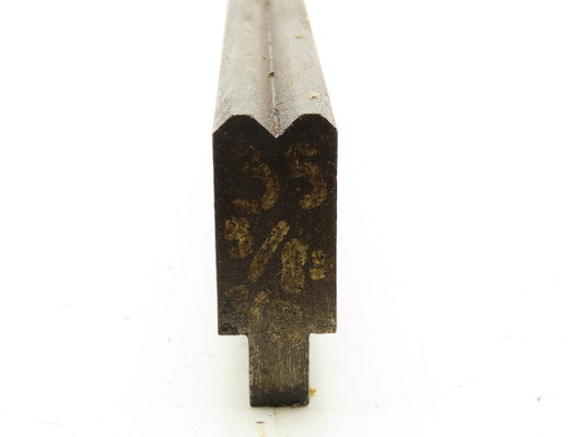 Press Brake Die 35-3/4" Long 90° V 11/32" W 3/16" D 1-7/8" H 1/2" Tang