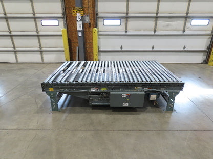 Hytrol 56"x 8' Belt Drive Pallet Conveyor 1.9" Roller 53"BF 460V 123 FPM