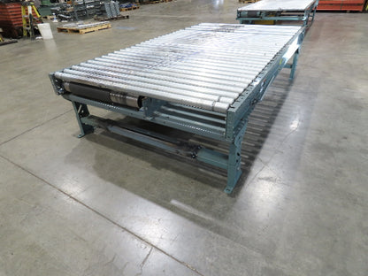 Hytrol 56"x 8' Belt Drive Pallet Conveyor 1.9" Roller 53"BF 460V 123 FPM