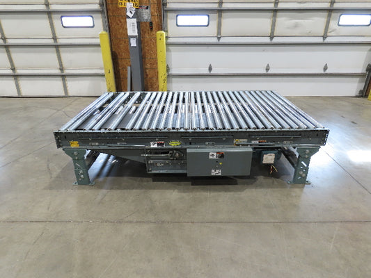 Hytrol 56"x 8' Belt Drive Pallet Conveyor 1.9" Roller 53"BF 460V 123 FPM
