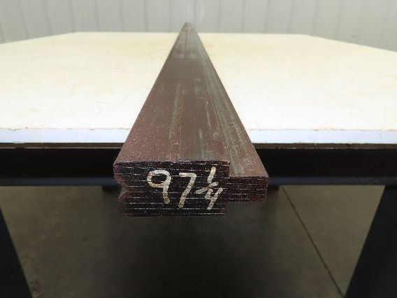 Press Brake Die 97-1/4" Long 90° V 5/16" W 3/16"D 1-3/4" H 1/2" Tang