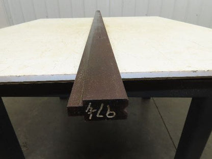 Press Brake Die 97-1/4" Long 90° V 5/16" W 3/16"D 1-3/4" H 1/2" Tang