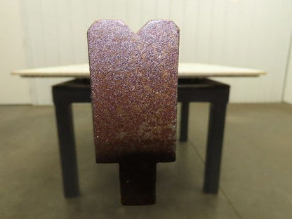 Press Brake Die 121" Long 90° V 1/4" W 1/8" D 1-3/4" H 1/2" Tang