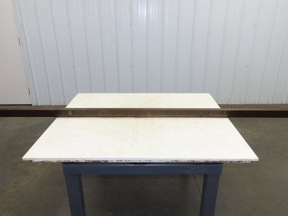 Press Brake Die 87-1/16" Long 90° V 15/16" W 1/2" D 1-3/4" H 1/2" Tang