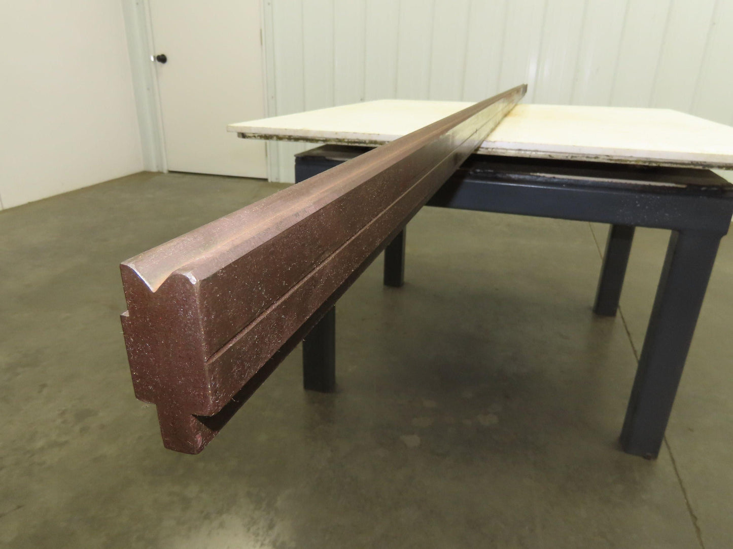 Press Brake Die 121" Long 90° V 7/16" W 1/4" D 1-13/16" H 1/2" Tang