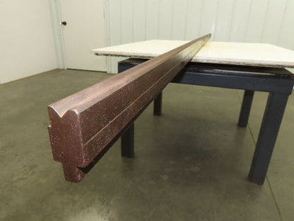 Press Brake Die 121" Long 90° V 7/16" W 1/4" D 1-13/16" H 1/2" Tang