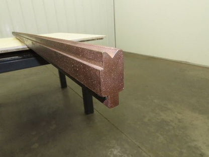 Press Brake Die 121" Long 90° V 7/16" W 1/4" D 1-13/16" H 1/2" Tang