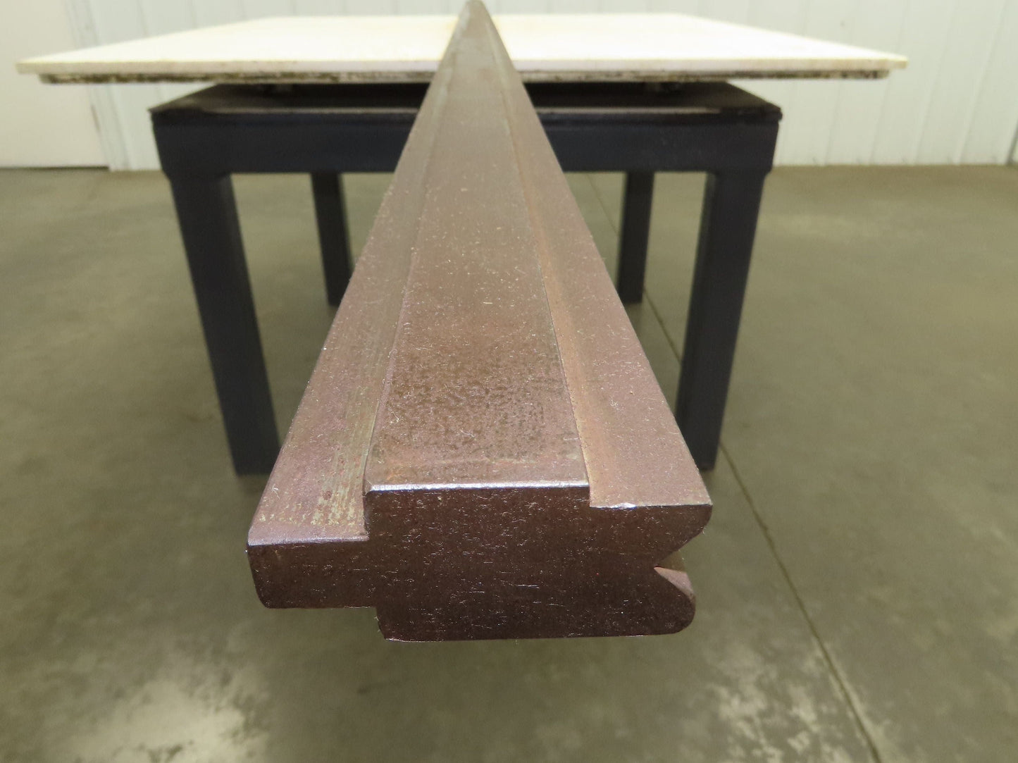 Press Brake Die 121" Long 90° V 7/16" W 1/4" D 1-13/16" H 1/2" Tang