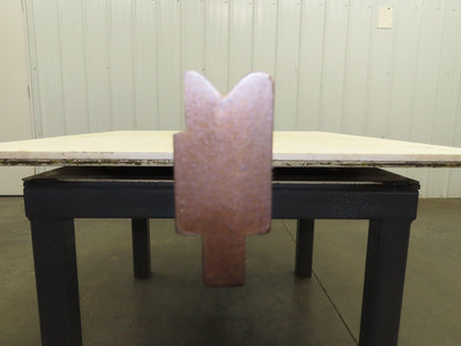 Press Brake Die 121" Long 90° V 7/16" W 1/4" D 1-13/16" H 1/2" Tang