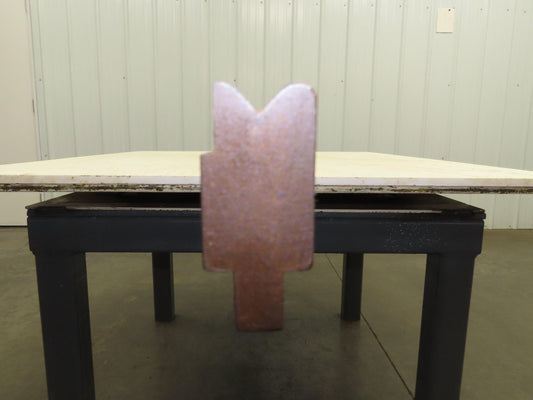 Press Brake Die 121" Long 90° V 7/16" W 1/4" D 1-13/16" H 1/2" Tang