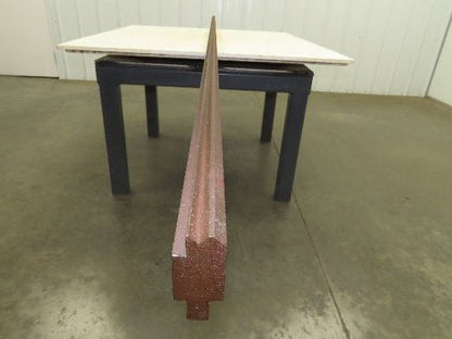 Press Brake Die 121" Long 90° V 5/16" W 3/16" D 1-3/4" H 1/2" Tang
