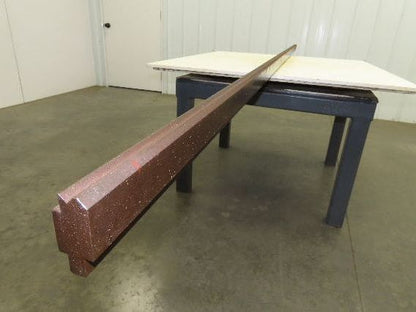 Press Brake Die 121" Long 90° V 5/16" W 3/16" D 1-3/4" H 1/2" Tang