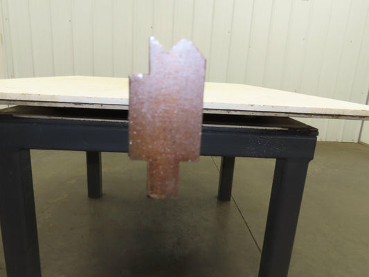 Press Brake Die 121" Long 90° V 5/16" W 3/16" D 1-3/4" H 1/2" Tang