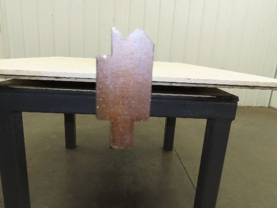 Press Brake Die 121" Long 90° V 5/16" W 3/16" D 1-3/4" H 1/2" Tang