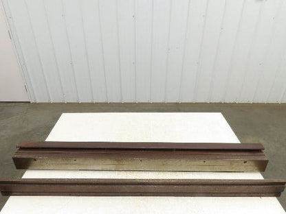 Press Brake U Punch Die Set 50-13/16" Long 3/4" OD 3/8" Deep Safety Tang