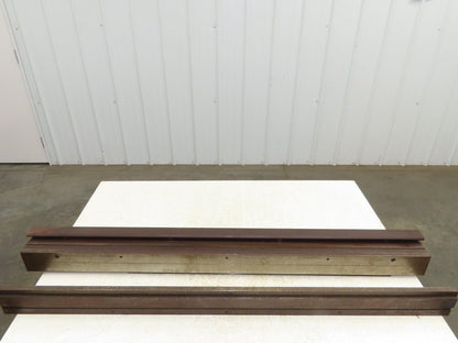 Press Brake U Punch Die Set 50-13/16" Long 3/4" OD 3/8" Deep Safety Tang