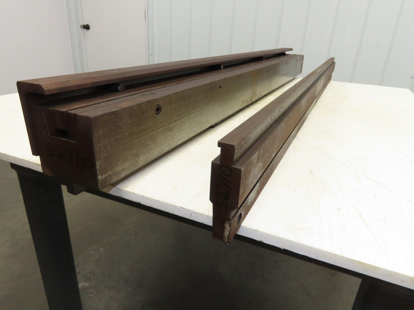 Press Brake U Punch Die Set 50-13/16" Long 3/4" OD 3/8" Deep Safety Tang