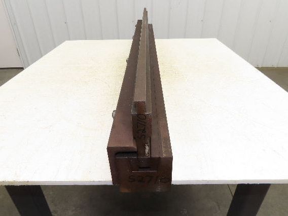 Press Brake U Punch Die Set 50-13/16" Long 3/4" OD 3/8" Deep Safety Tang