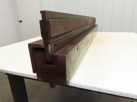 Press Brake U Punch Die Set 50-13/16" Long 3/4" OD 3/8" Deep Safety Tang
